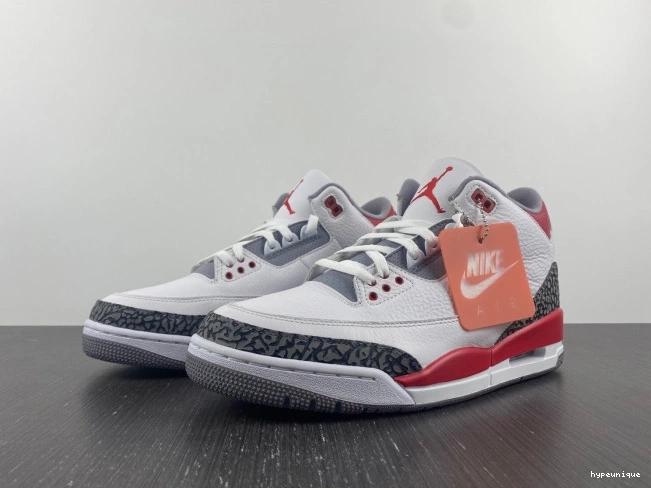 HYPE Jordan Red Air 3 Fire DN3707-160 OG 0711